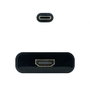 Nanocable Conversor USB-C a HDMI 4K, 15 cm, Negro
